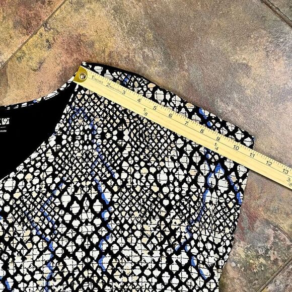 APT. 9 Women’s Snakeskin Short Sleeve Blouse 2X - Picture 4 of 9